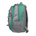 Aqsa ALB54 Stylish Laptop Bag (Green and Grey)